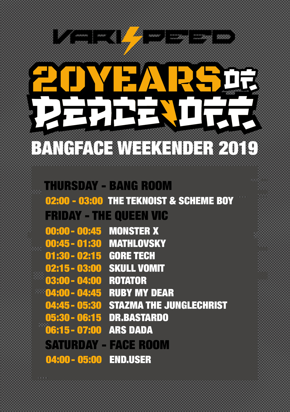 Varispeed at Bang Face 2019