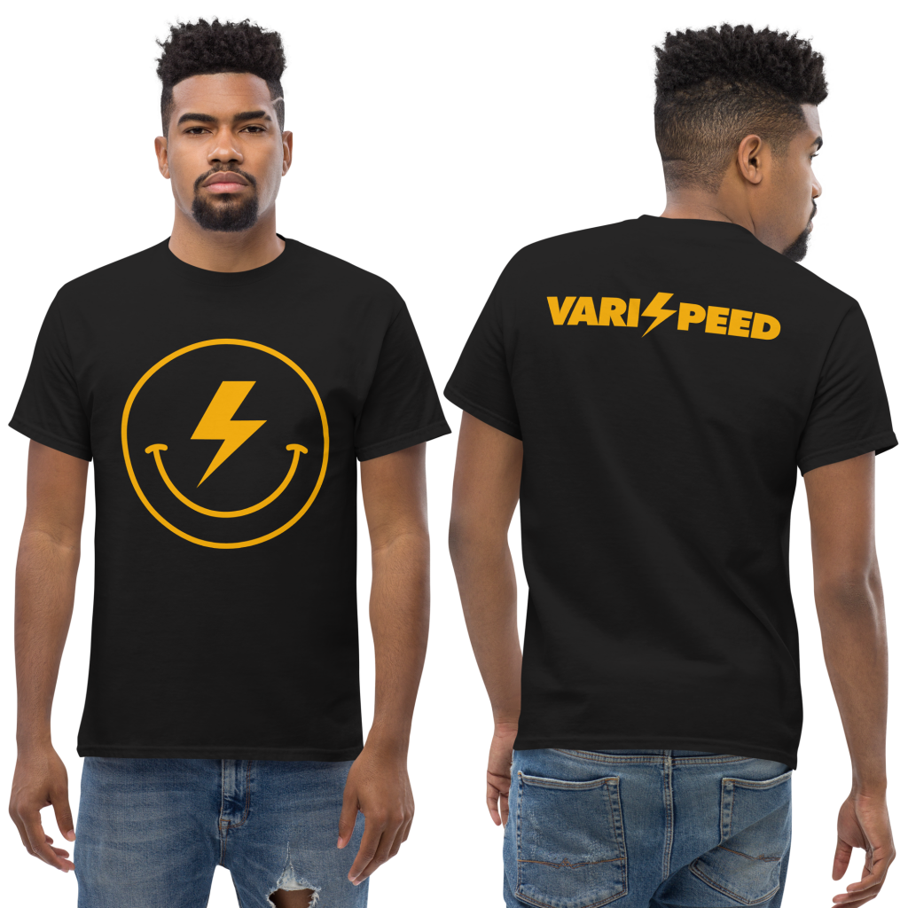 Classic Varispeed Smiley T-Shirt – Black
